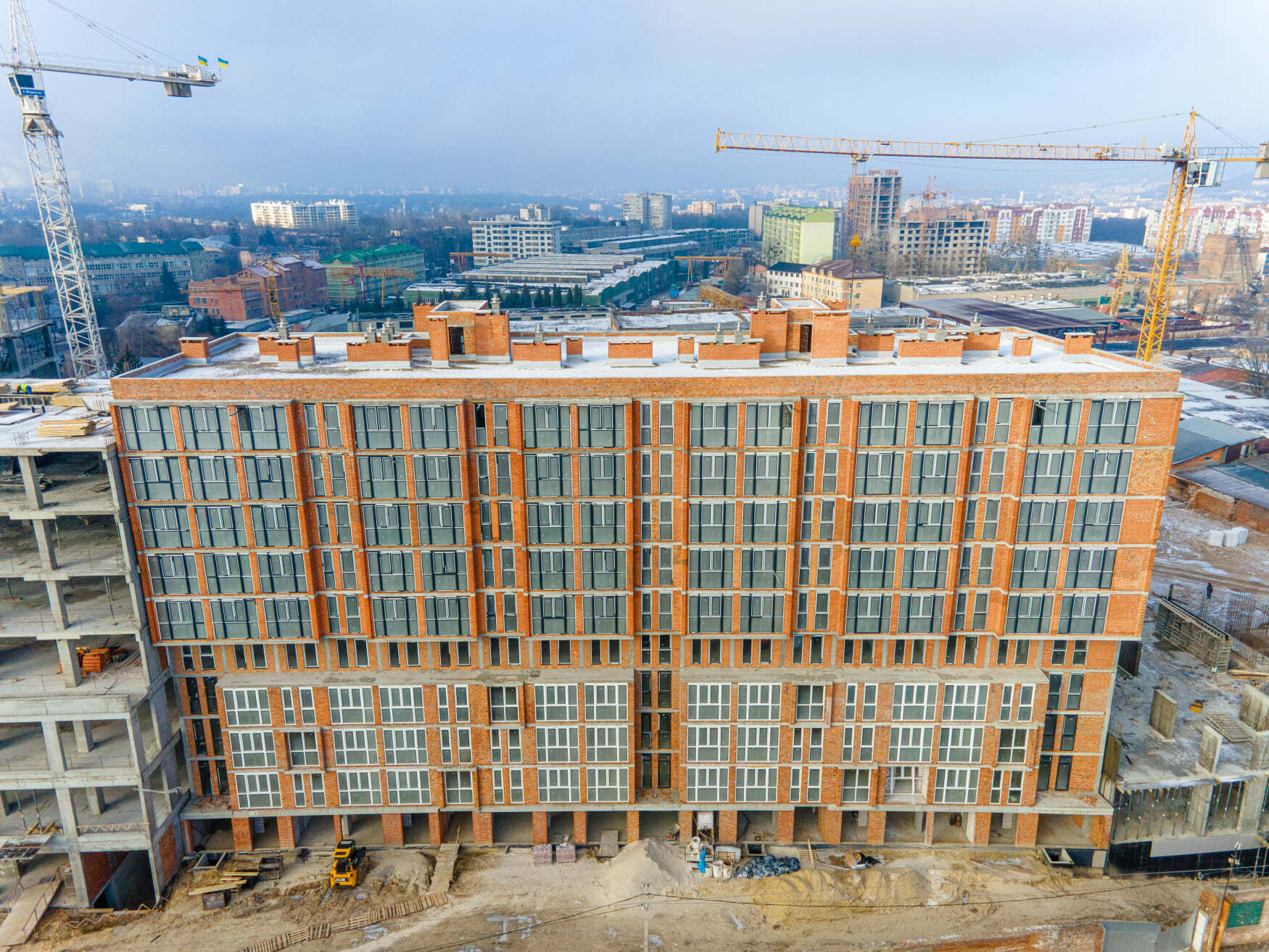 Ход строительства ЖК Washington City, янв, 2021 год