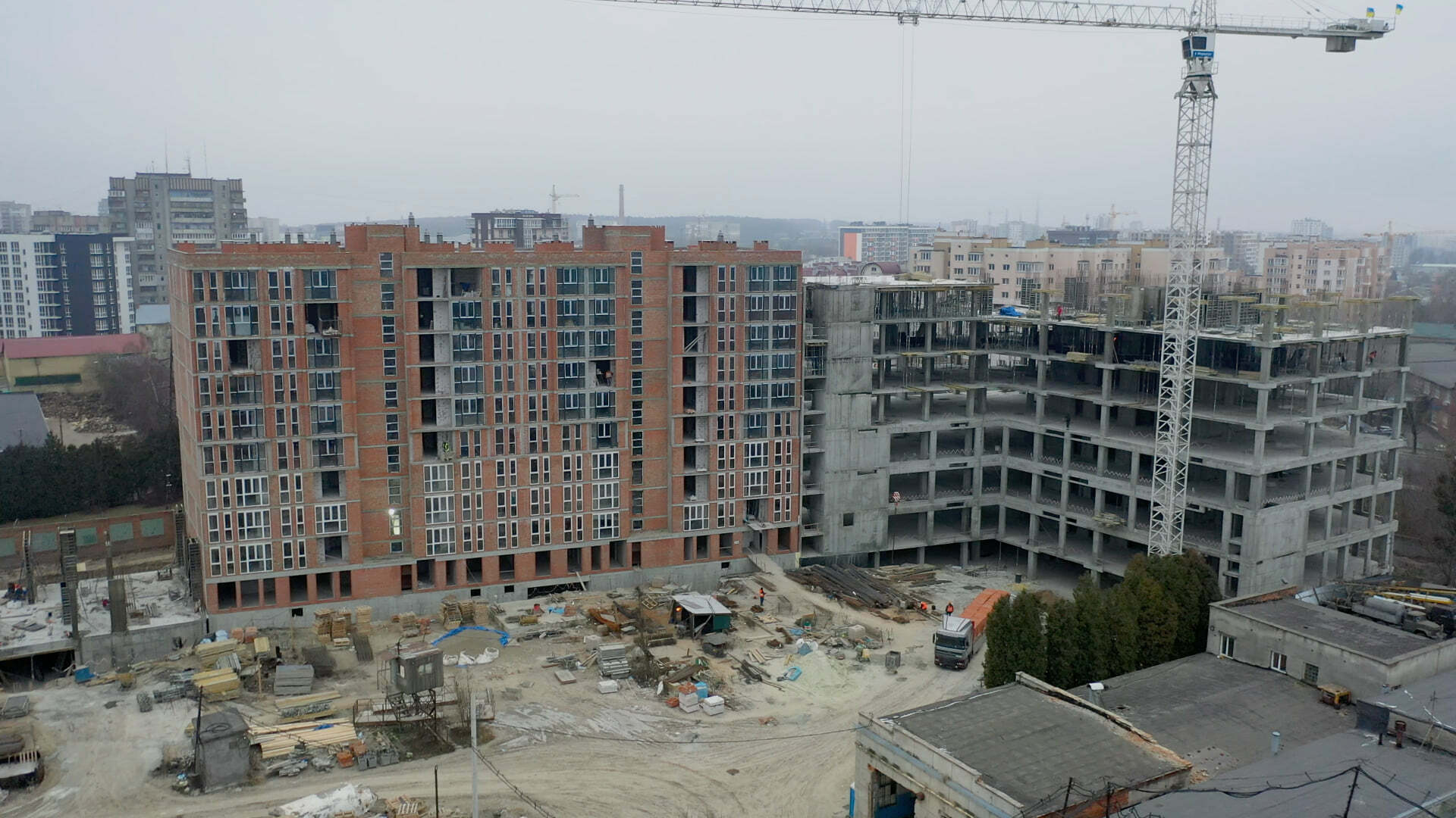Ход строительства ЖК Washington City, дек, 2020 год