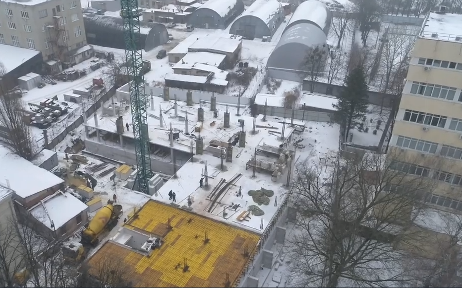 Хід будівництва ЖК Urban One SUMSKAYA, січ, 2021 рік