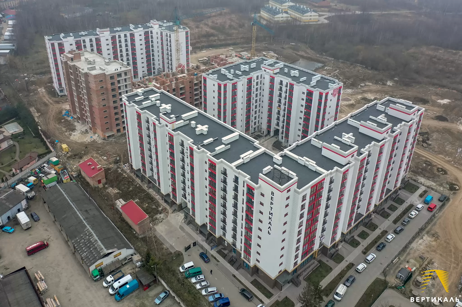 Ход строительства ЖК Містечко Козацьке, ноя, 2020 год
