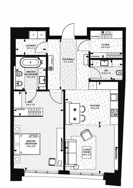 1-комнатная 82.8 м² в ЖК Linden Luxury Residences от 140 300 грн/м², Киев
