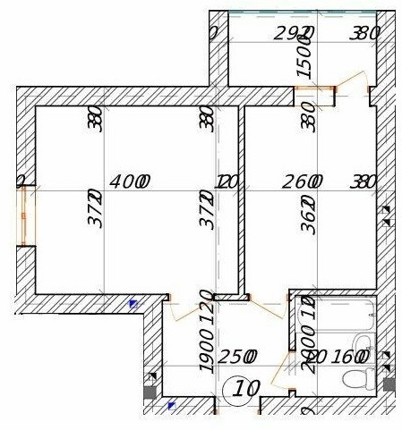1-комнатная 36.8 м² в КД Дружный от 15 650 грн/м², Днепр