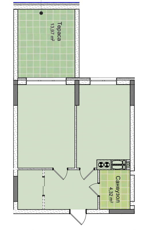 1-комнатная 51.56 м² в ЖК Ривьера от 28 000 грн/м², Киев