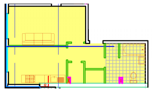 1-комнатная 46.3 м² в ЖК Central Park от 34 500 грн/м², Днепр