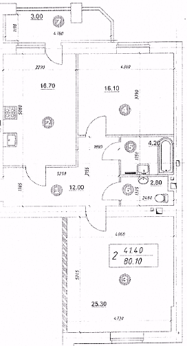 2-кімнатна 80.1 м² в ЖК Уткіно від 13 500 грн/м², м. Бориспіль