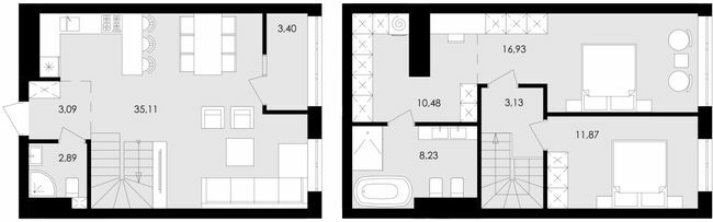 Дворівнева 95.13 м² в ЖК Avalon Flex від 25 000 грн/м², Львів