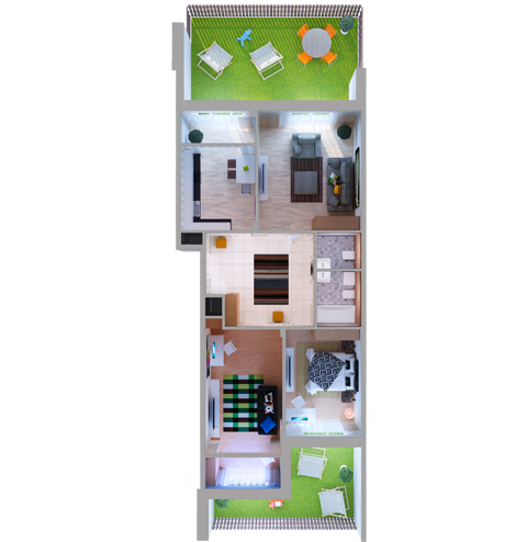 3-комнатная 93.1 м² в ЖК Orange Park от 27 382 грн/м², с. Крюковщина