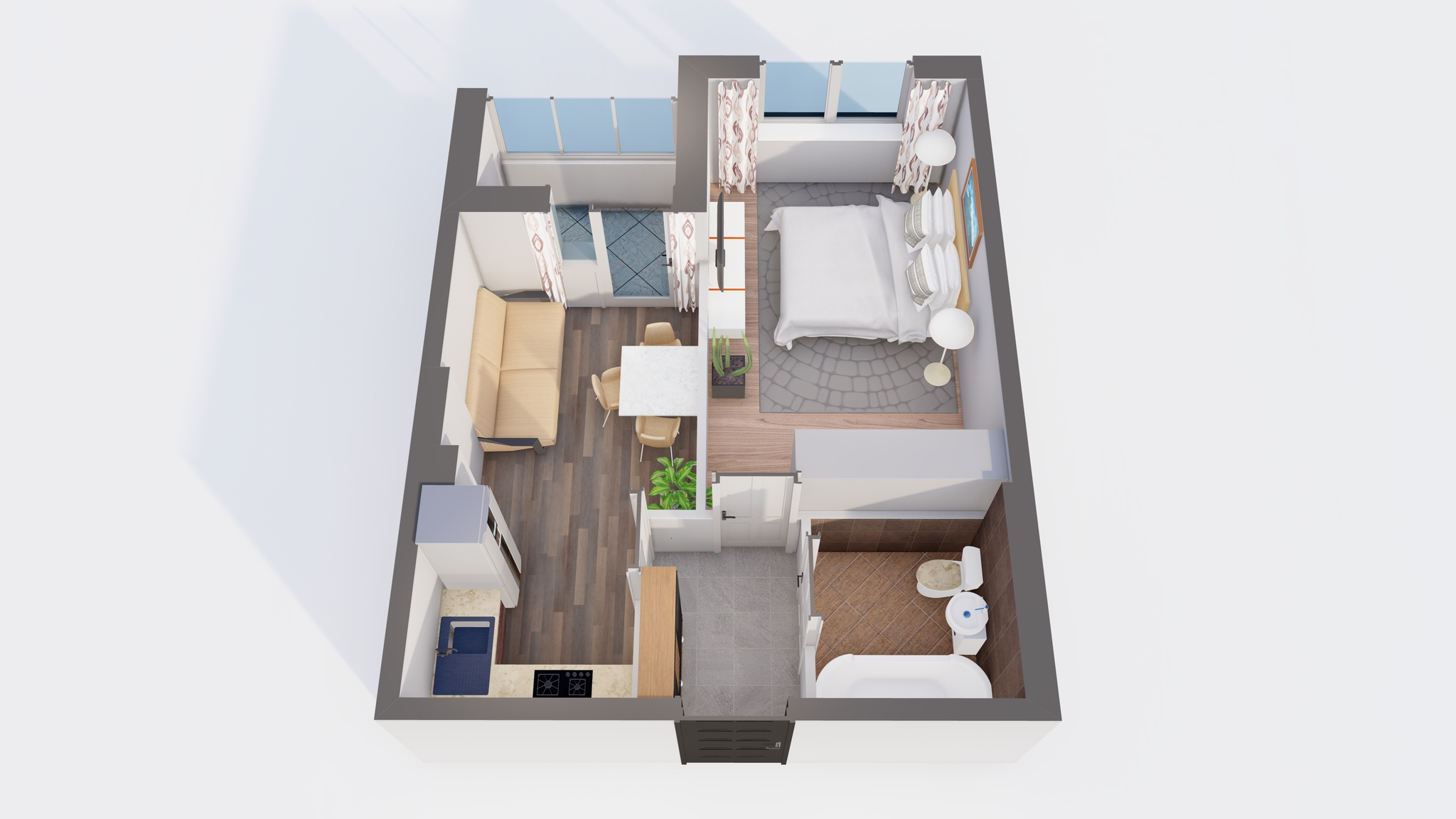 1-комнатная 35.53 м² в ЖК Orange Park от 28 701 грн/м², с. Крюковщина