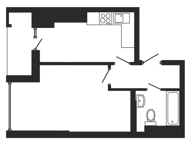 1-комнатная 38.27 м² в ЖК Национальный от 33 750 грн/м², Львов