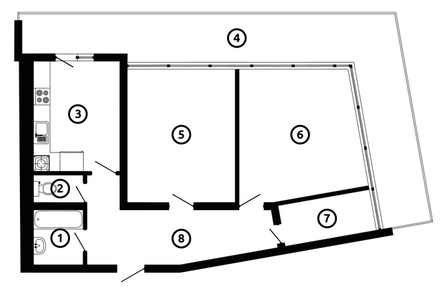 2-комнатная 83.14 м² в ЖК Национальный от 28 500 грн/м², Львов