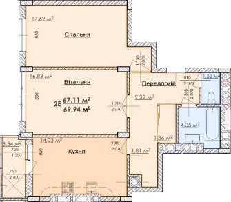 2-комнатная 69.94 м² в ЖК Соняшник от 19 500 грн/м², Львов