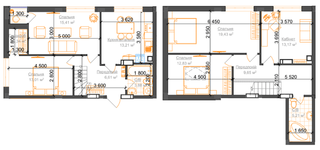2-кімнатна 115.47 м² в ЖК Гостомель Residence від забудовника, смт Гостомель