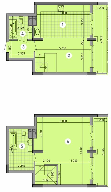 Двухуровневая 86.2 м² в ЖК Паркове місто от 38 700 грн/м², Киев
