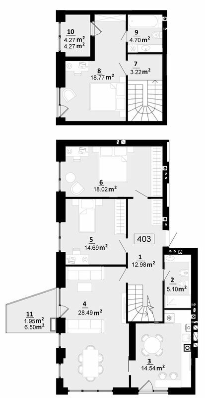 Дворівнева 126.73 м² в ЖК City Lake від 19 500 грн/м², с. Шевченкове