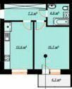 1-кімнатна 42.9 м² в ЖК Art House від 19 000 грн/м², Вінниця