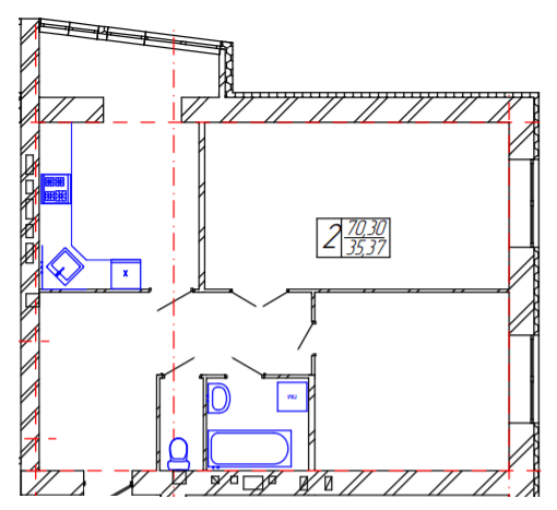 2-комнатная 70.3 м² в ЖК на вул. Проскурівського підпілля, 110 от 14 100 грн/м², Хмельницкий