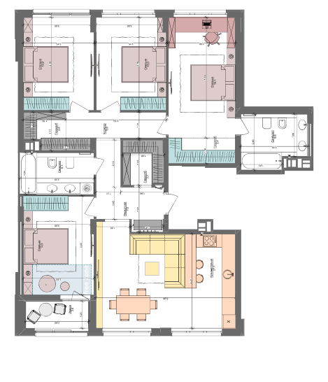 4-кімнатна 122.6 м² в ЖК Файна Таун від 50 673 грн/м², Київ