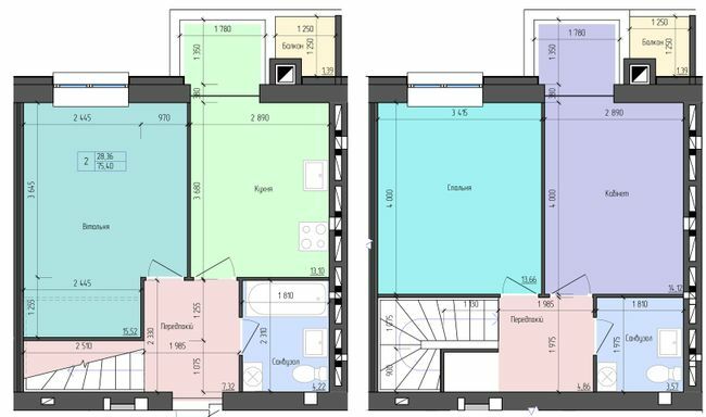 Дворівнева 75.4 м² в ЖК Eco House від 15 200 грн/м², Рівне