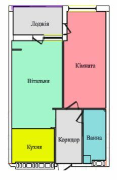 1-кімнатна 49.98 м² в ЖК на вул. Київська від 14 000 грн/м², Тернопіль