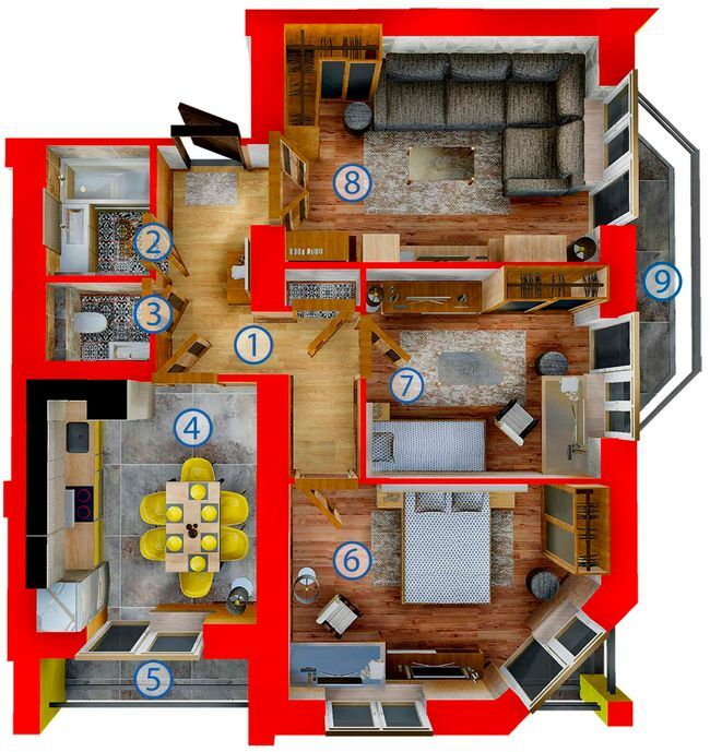 3-кімнатна 82.7 м² в ЖК на вул. Довженко від 16 800 грн/м², Тернопіль