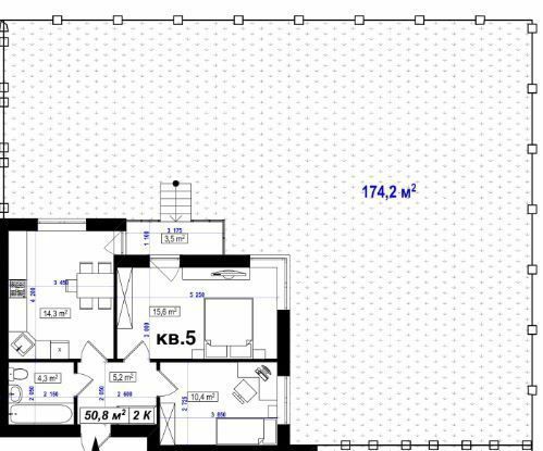 2-комнатная 50.8 м² в ЖК Амстердам от 15 350 грн/м², с. Белогородка