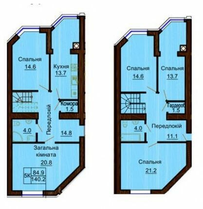 Двухуровневая 140.2 м² в ЖК София Сити от 24 000 грн/м², с. Софиевская Борщаговка