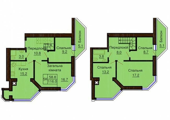 Двухуровневая 116.7 м² в ЖК София Сити от 24 000 грн/м², с. Софиевская Борщаговка