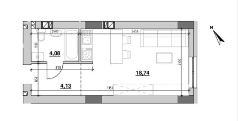 Студия 26.94 м² в ЖК Ріел Сіті от 19 985 грн/м², Львов