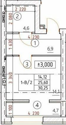 1-комнатная 30.25 м² в ЖК Новатор от 29 950 грн/м², г. Ирпень