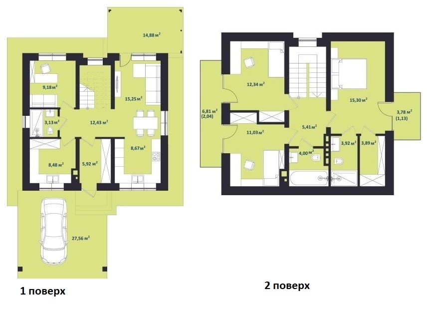 Котедж 121.22 м² в КМ Balukhova Hills від забудовника, м. Вишневе