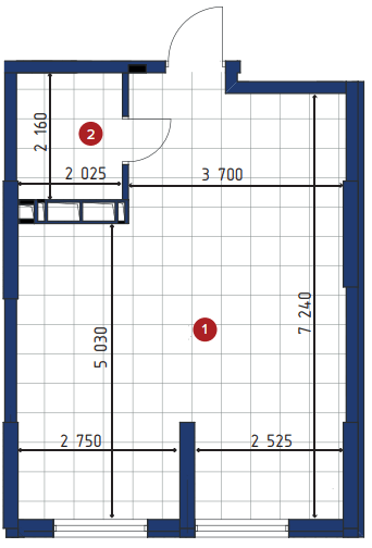 1-комнатная 39.48 м² в ЖК 4U от 25 480 грн/м², Киев