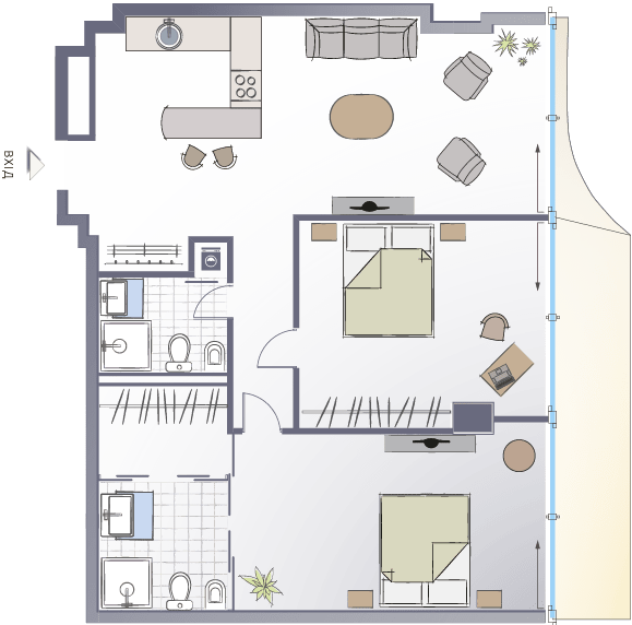 2-кімнатна 109.35 м² в ЖК Signature від 93 300 грн/м², Київ