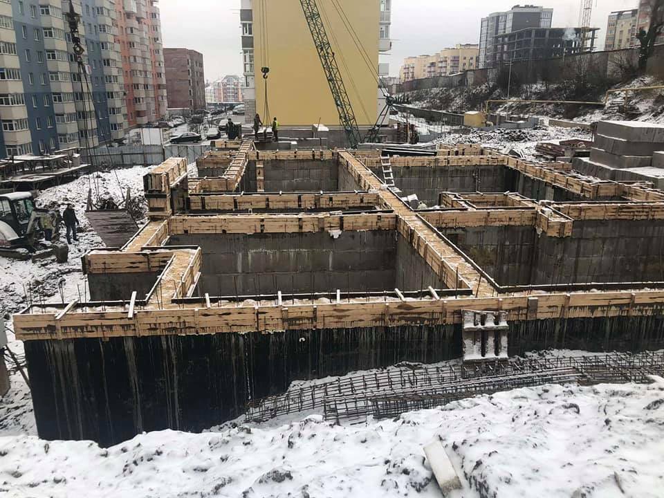 Хід будівництва ЖК Avila Line, січ, 2021 рік