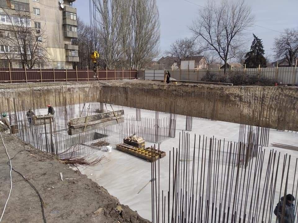 Хід будівництва ЖК Янтарний, бер, 2021 рік