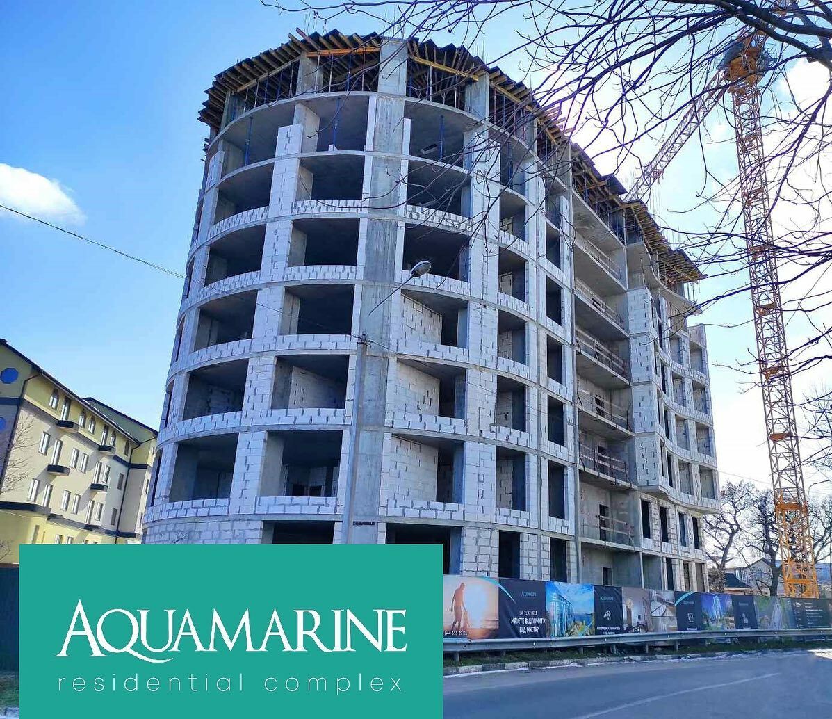Хід будівництва ЖК Aquamarine, бер, 2021 рік