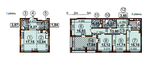 Двухуровневая 132.42 м² в ЖК Варшавский Плюс от 20 900 грн/м², Киев