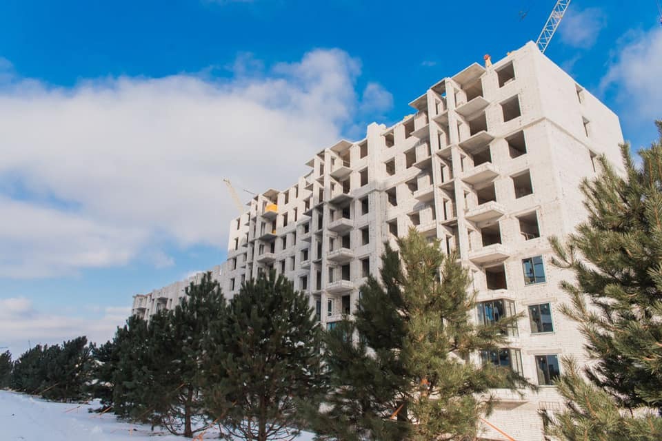 Хід будівництва ЖК Затишний квартал, лют, 2021 рік