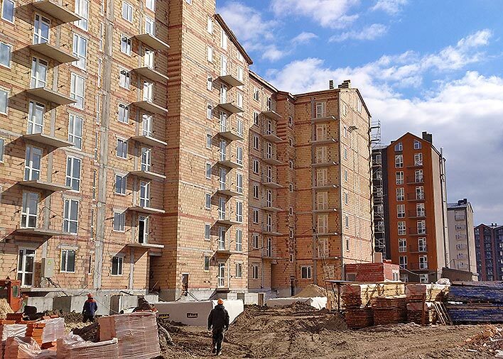 Хід будівництва ЖК Scandia, бер, 2021 рік