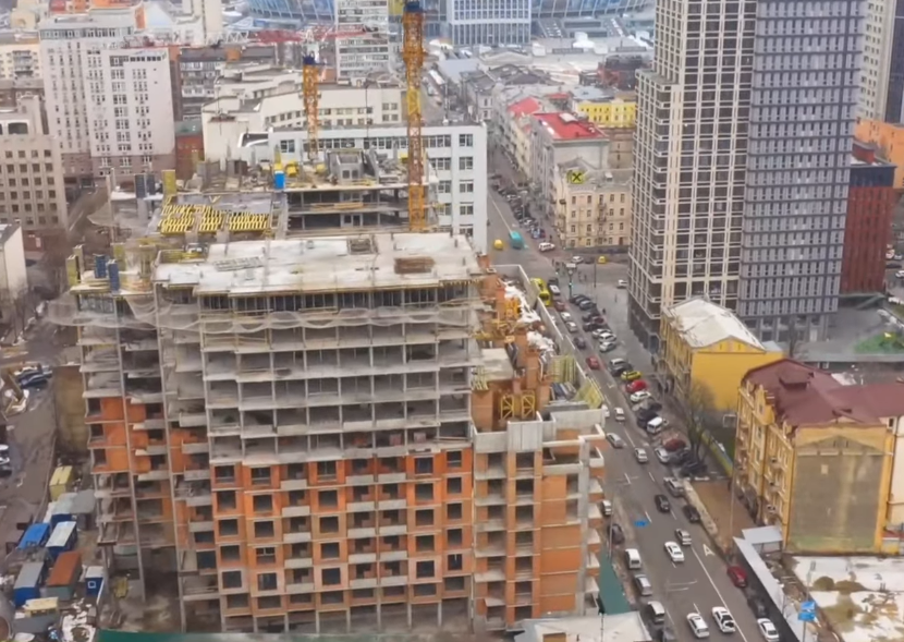 Хід будівництва ЖК CRYSTAL RESIDENCE, лют, 2021 рік