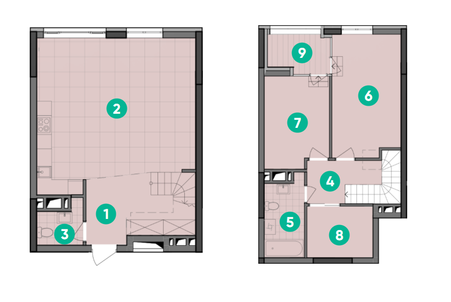Дворівнева 101.87 м² в ЖК Dibrova Park від 21 478 грн/м², Київ