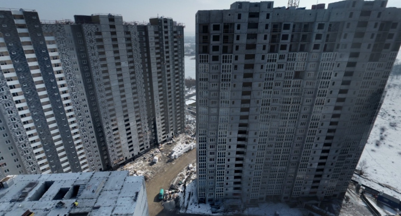 Ход строительства ЖК Ревуцкий, фев, 2021 год