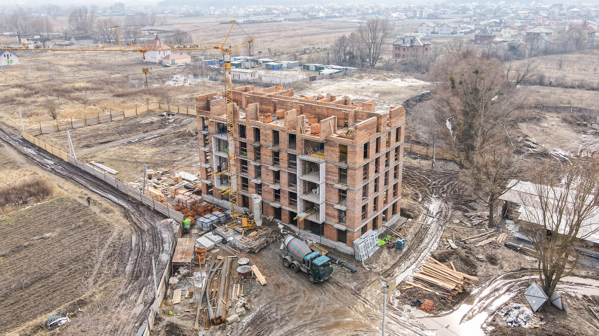 Хід будівництва ЖК City Lake, бер, 2021 рік