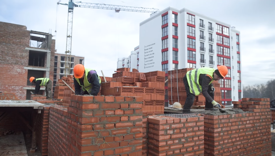 Ход строительства ЖК Містечко Козацьке, фев, 2021 год