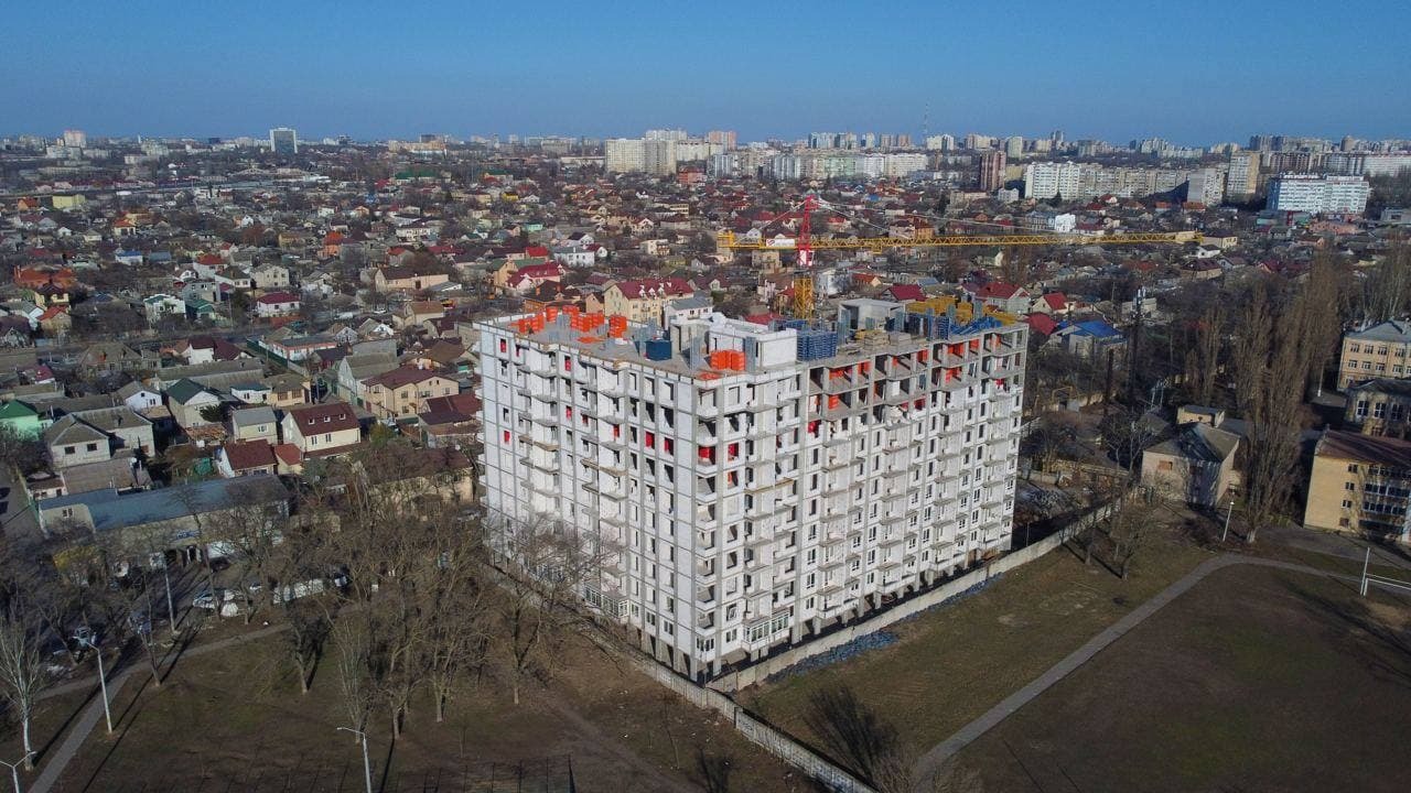 Хід будівництва ЖК Акварель-4, бер, 2021 рік