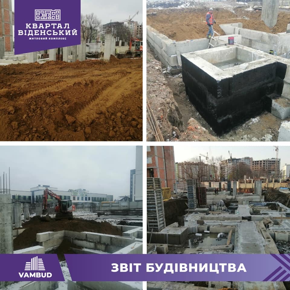 Хід будівництва ЖК Квартал Віденський, бер, 2021 рік