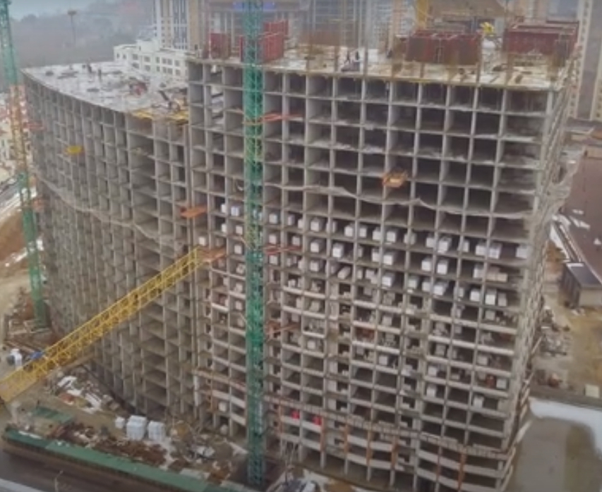 Хід будівництва ЖК Атмосфера, лют, 2021 рік