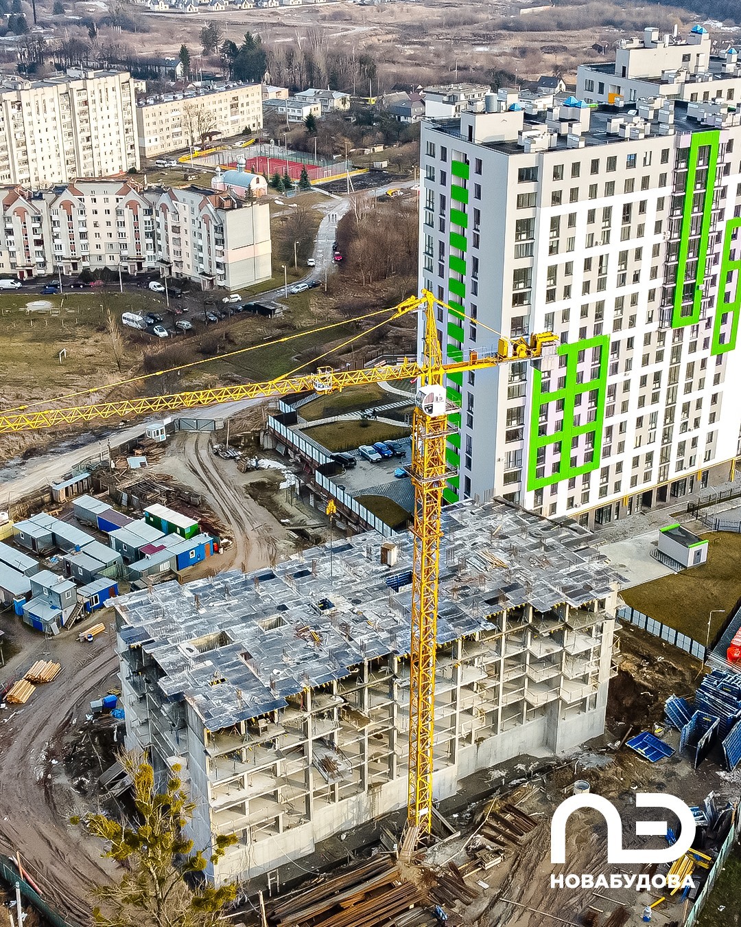 Ход строительства ЖК Счастливый, март, 2021 год