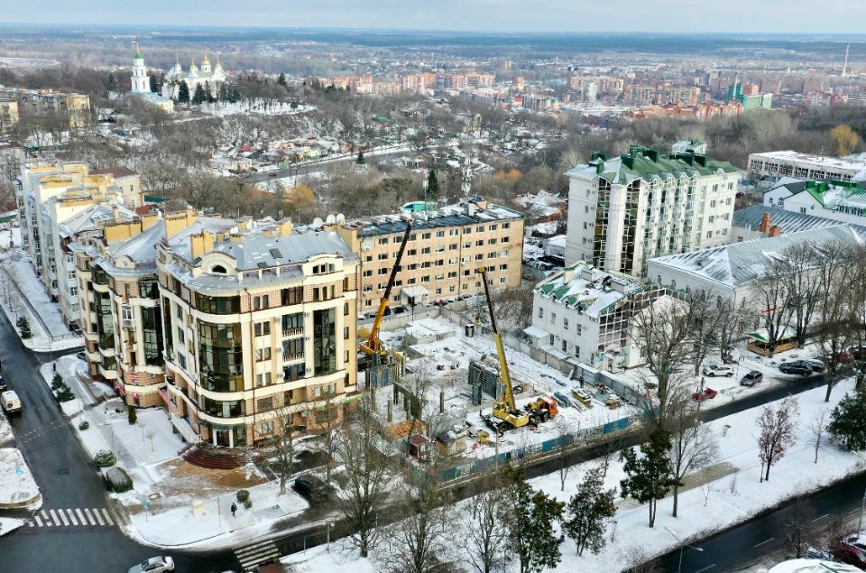 Хід будівництва ЖК Victory Club House, лют, 2021 рік