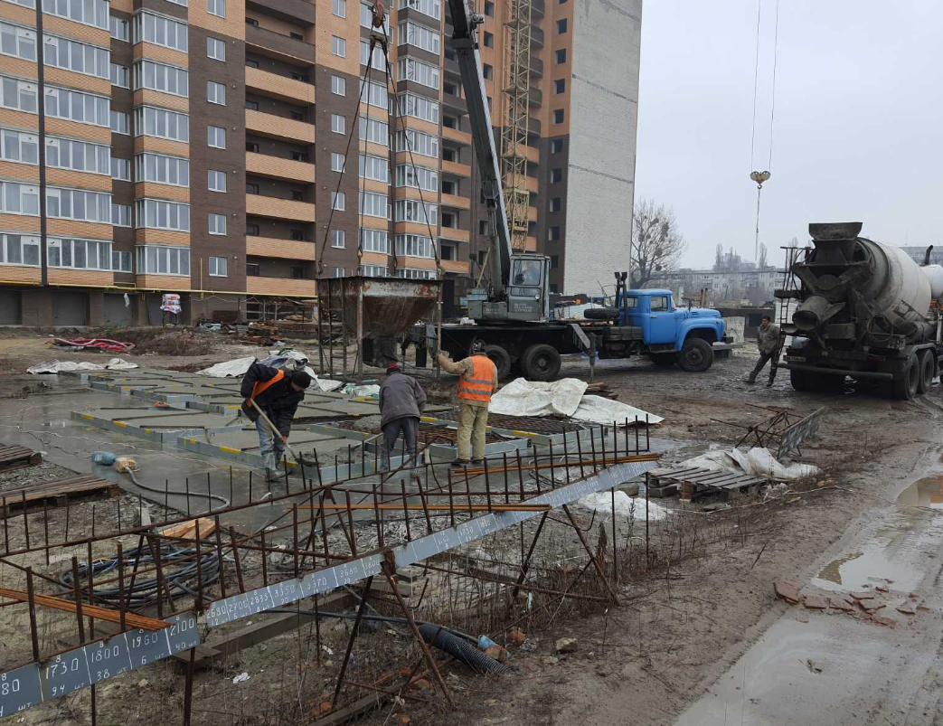 Хід будівництва ЖК Зарічний, лют, 2021 рік