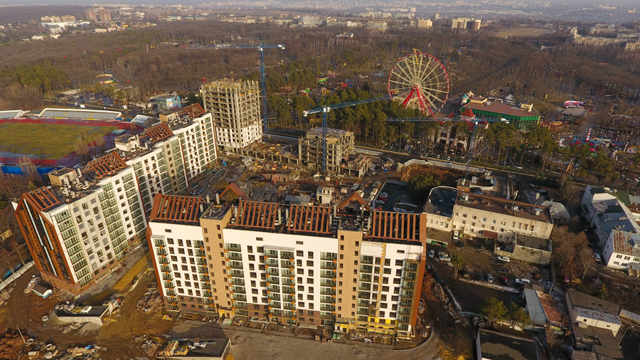 Ход строительства ЖК Люксембург, фев, 2021 год